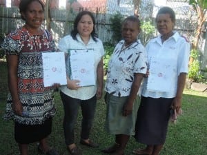 Senior Femili PNG and Salvation Army staff at the MOU signing